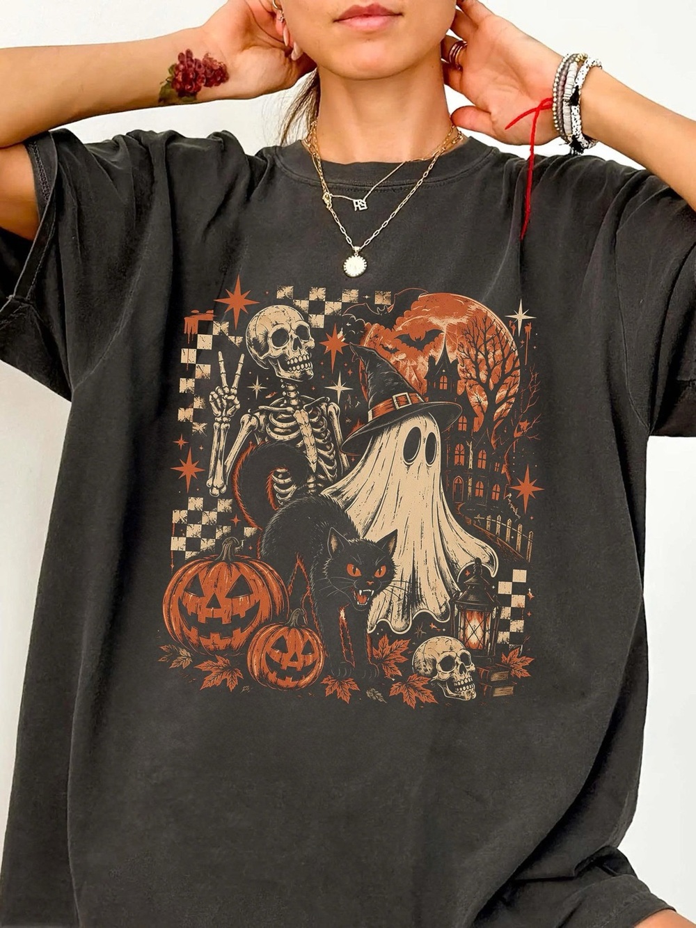 Comfort Colors Black Halloween Graphic Tee